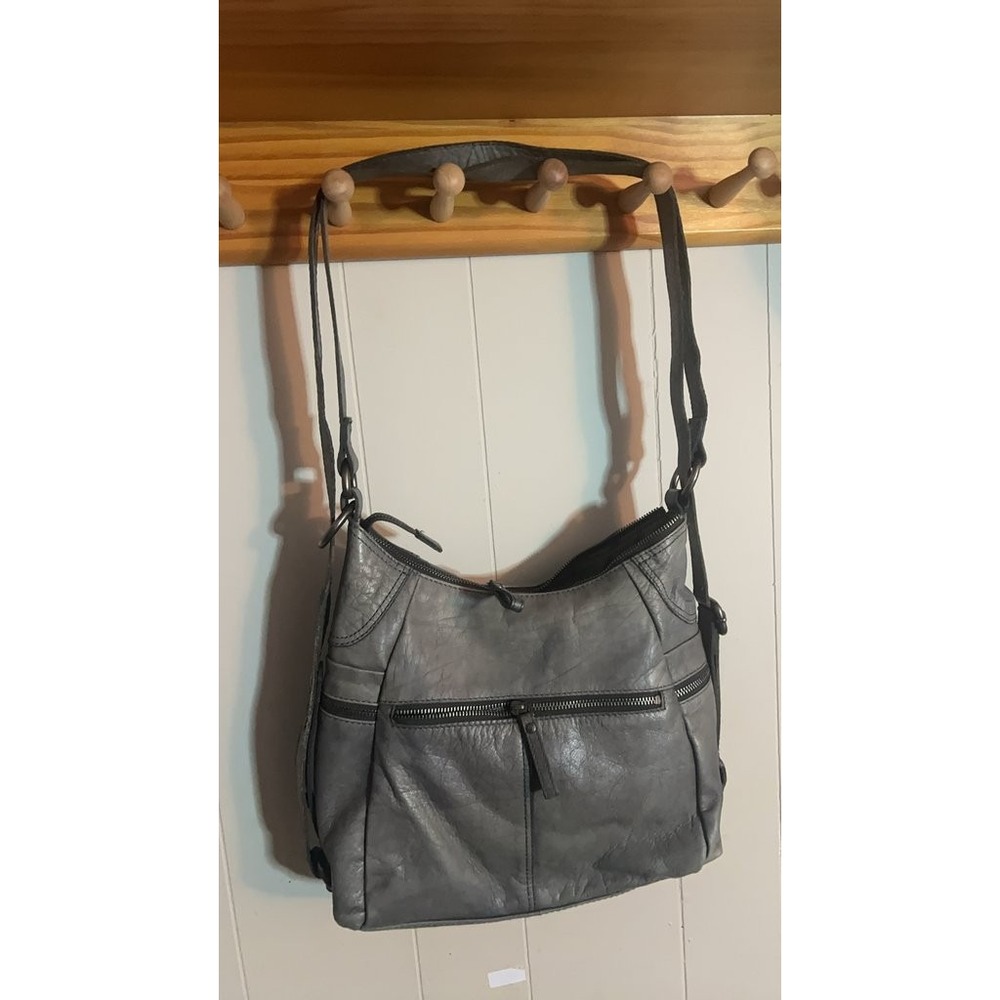 Spikes & Sparrows Leather Shoulder Bag